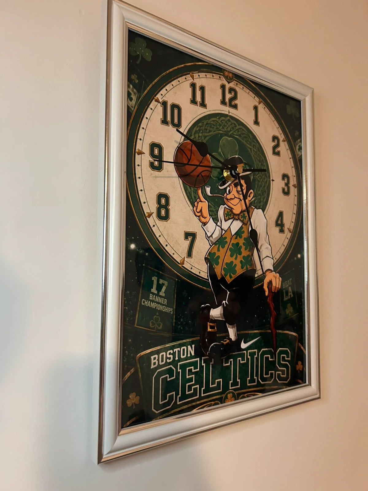 Cadre - Horloge Celtics