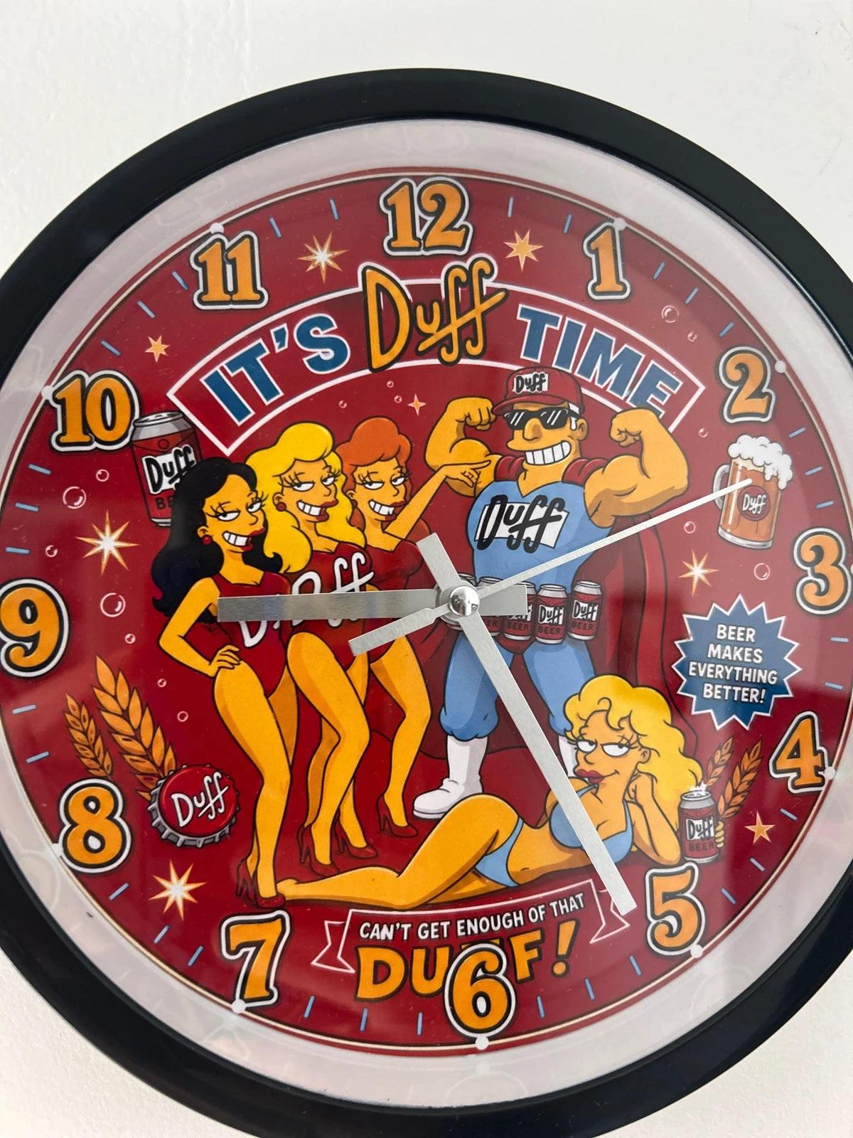 Horloge murale signature bud time