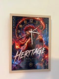 Cadre - Horloge Héritage Lion