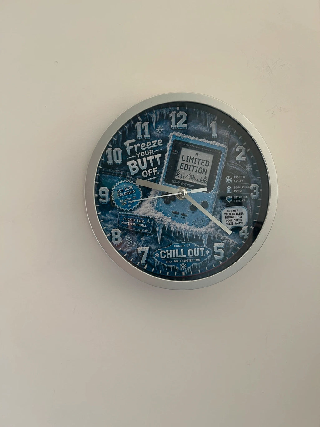 Horloge murale signature GB Limited Edition Freeze