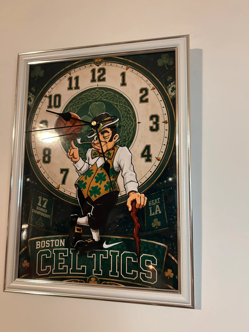 Cadre - Horloge Celtics