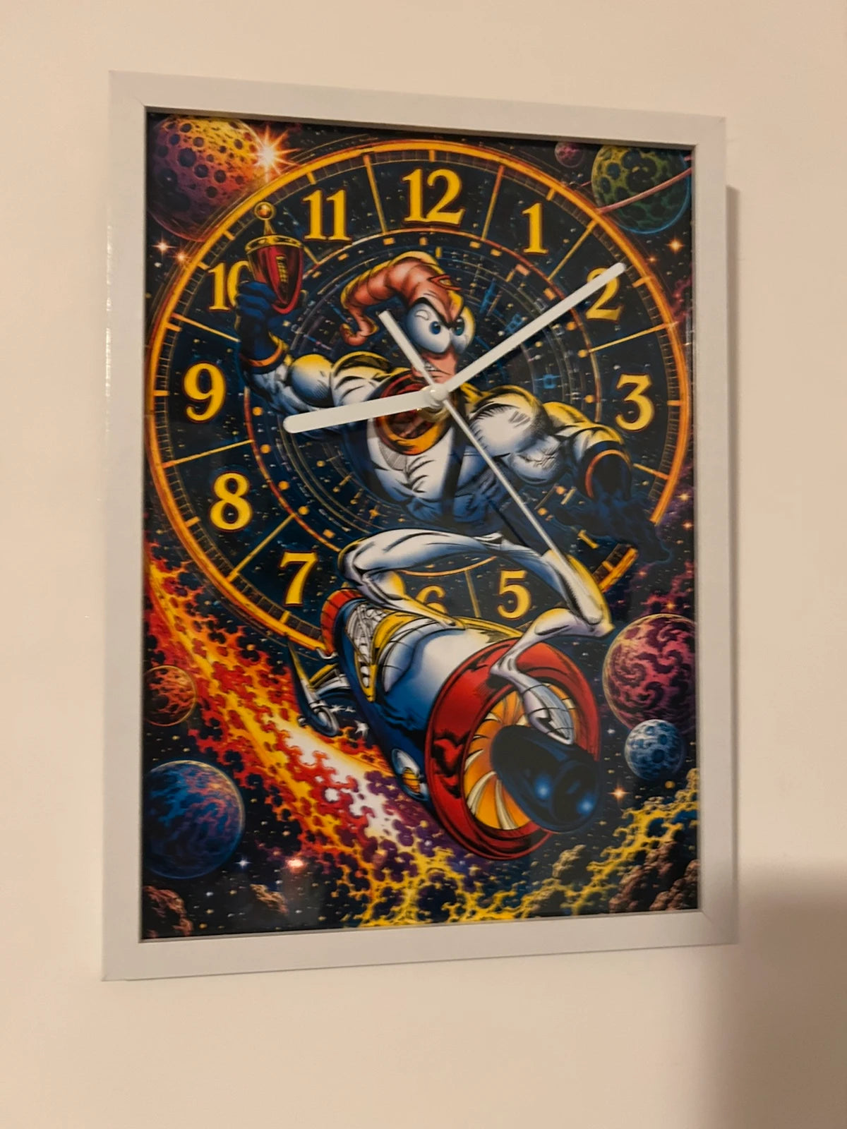 Horloge - Cadre EarthwormJim