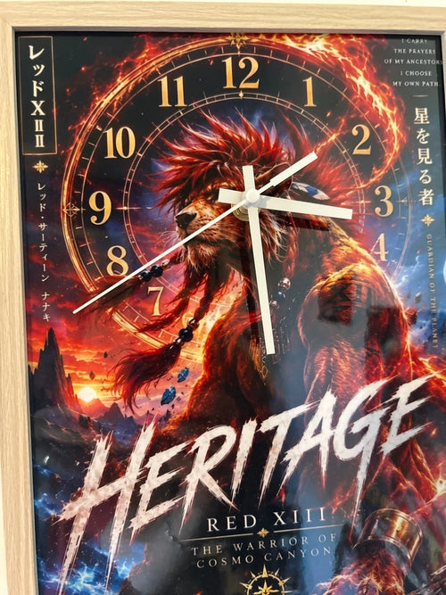 Cadre - Horloge Héritage Lion