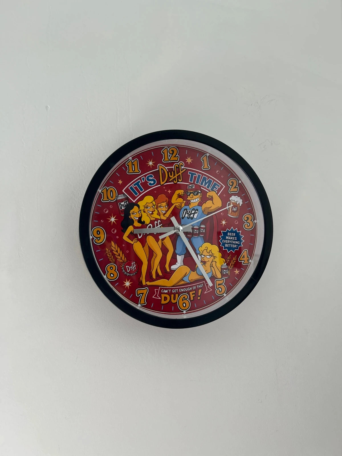 Horloge murale signature bud time