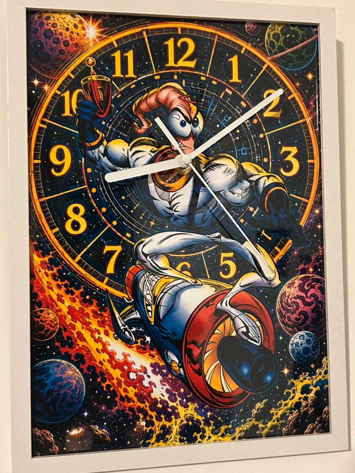 Horloge - Cadre EarthwormJim