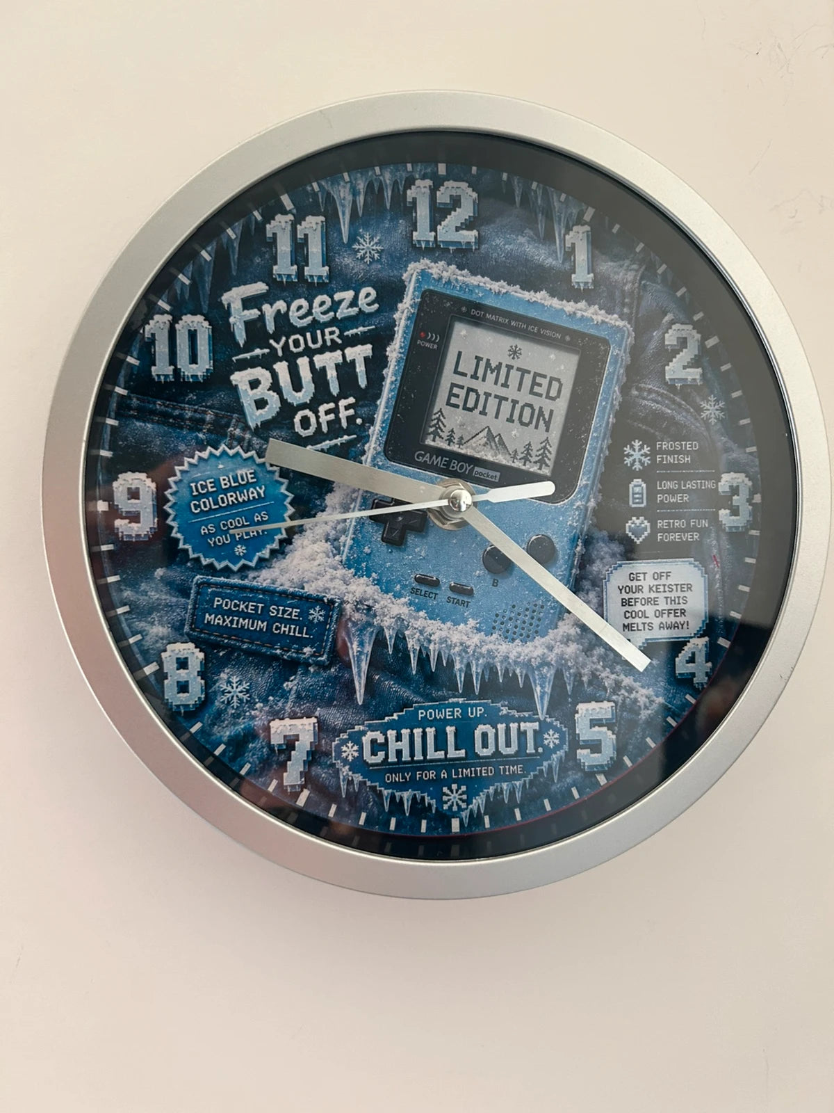 Horloge murale signature GB Limited Edition Freeze