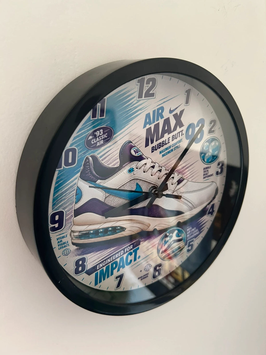 Horloge murale signature max air 93'