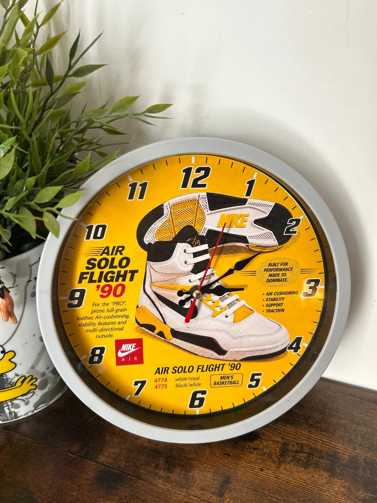 Horloge ronde murale signature Solo Air Flight 90'