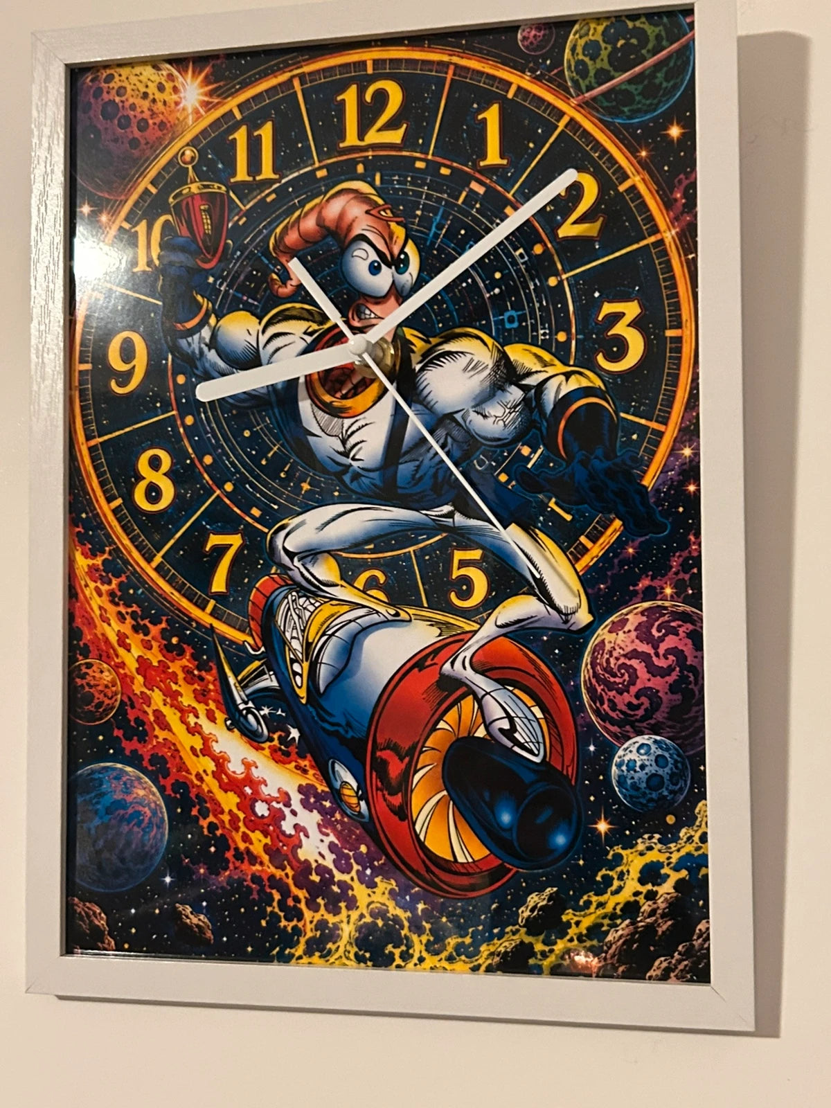 Horloge - Cadre EarthwormJim