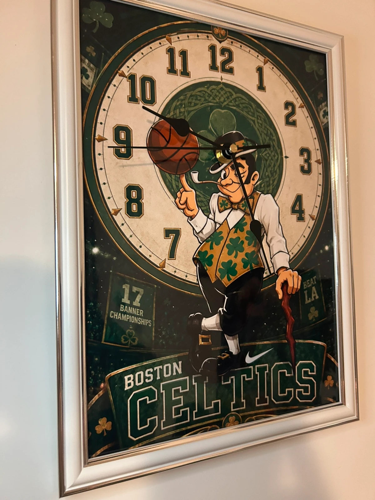 Cadre - Horloge Celtics