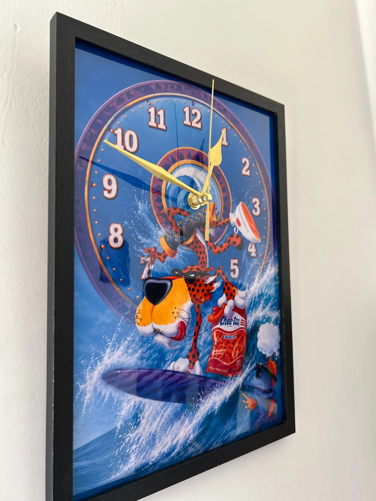 Cadre Horloge Cheetos