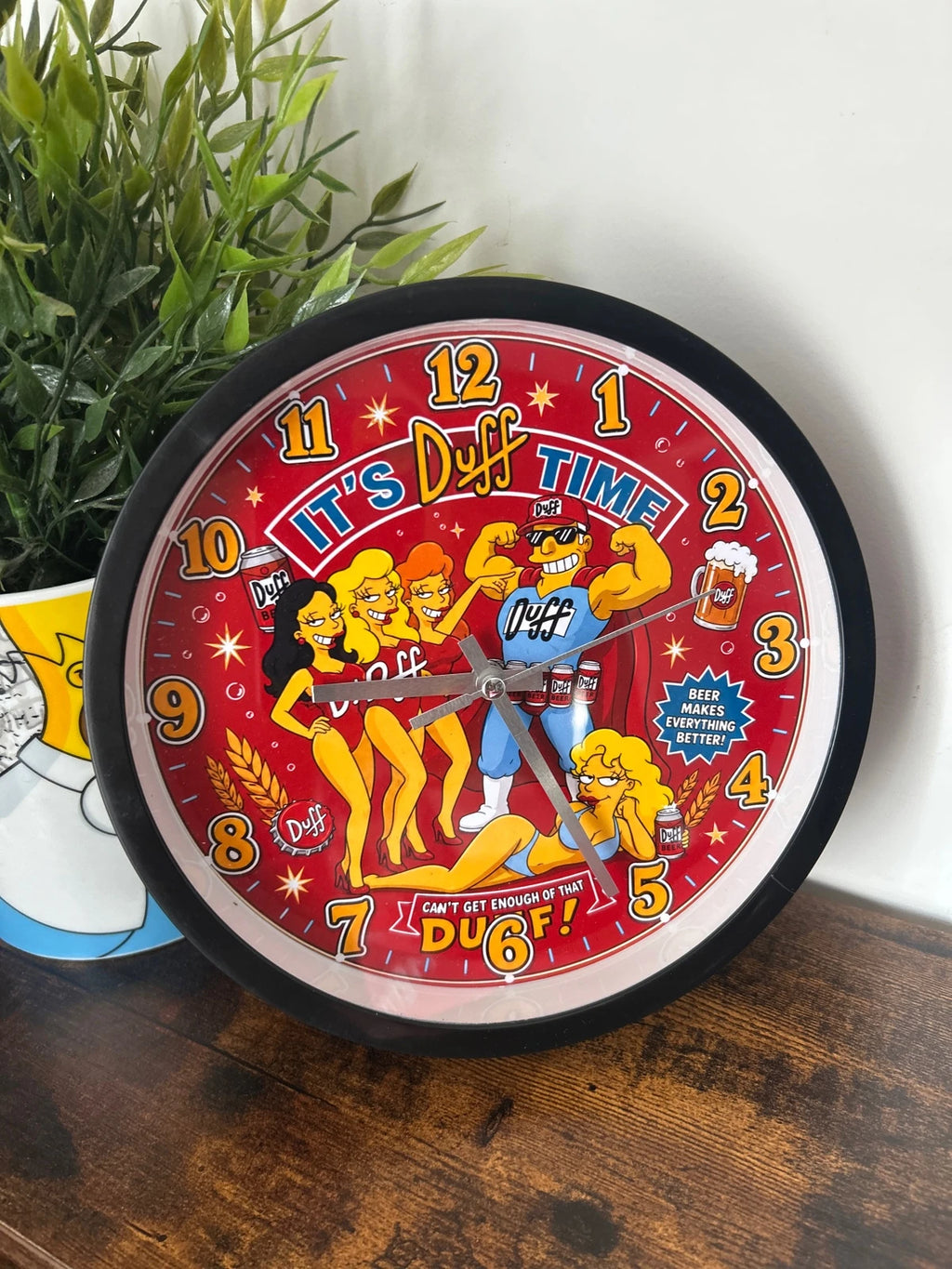 Horloge murale signature bud time