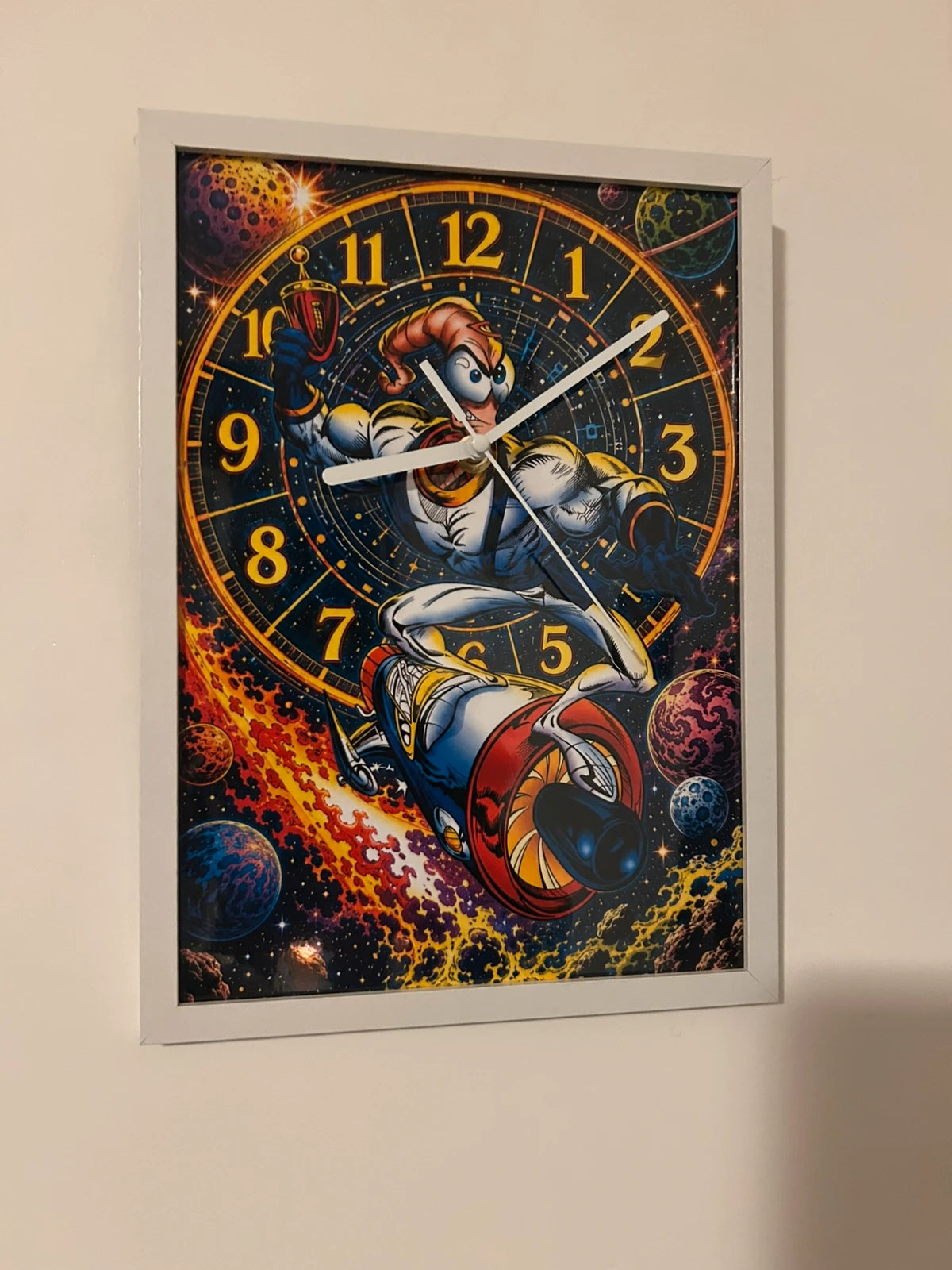 Horloge - Cadre EarthwormJim