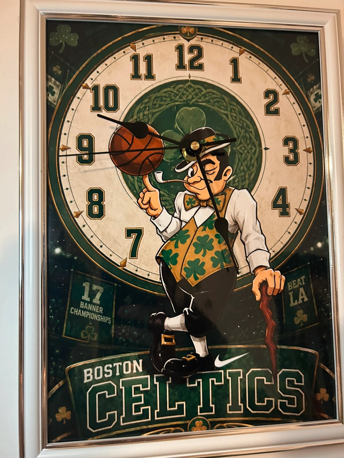 Cadre - Horloge Celtics