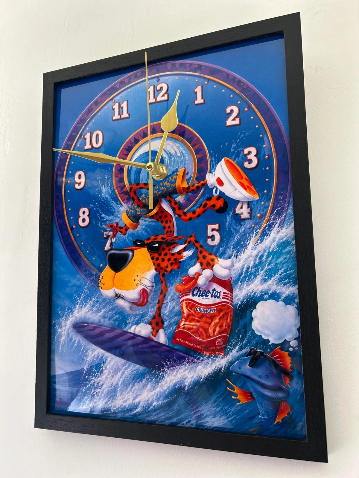 Cadre Horloge Cheetos