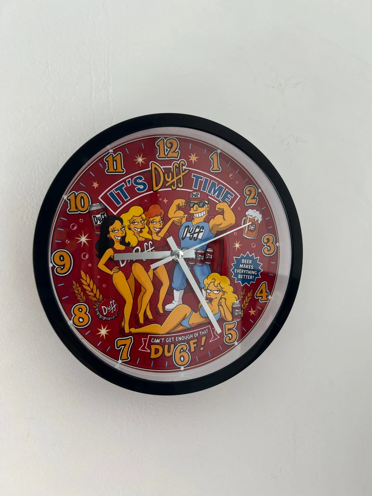 Horloge murale signature bud time