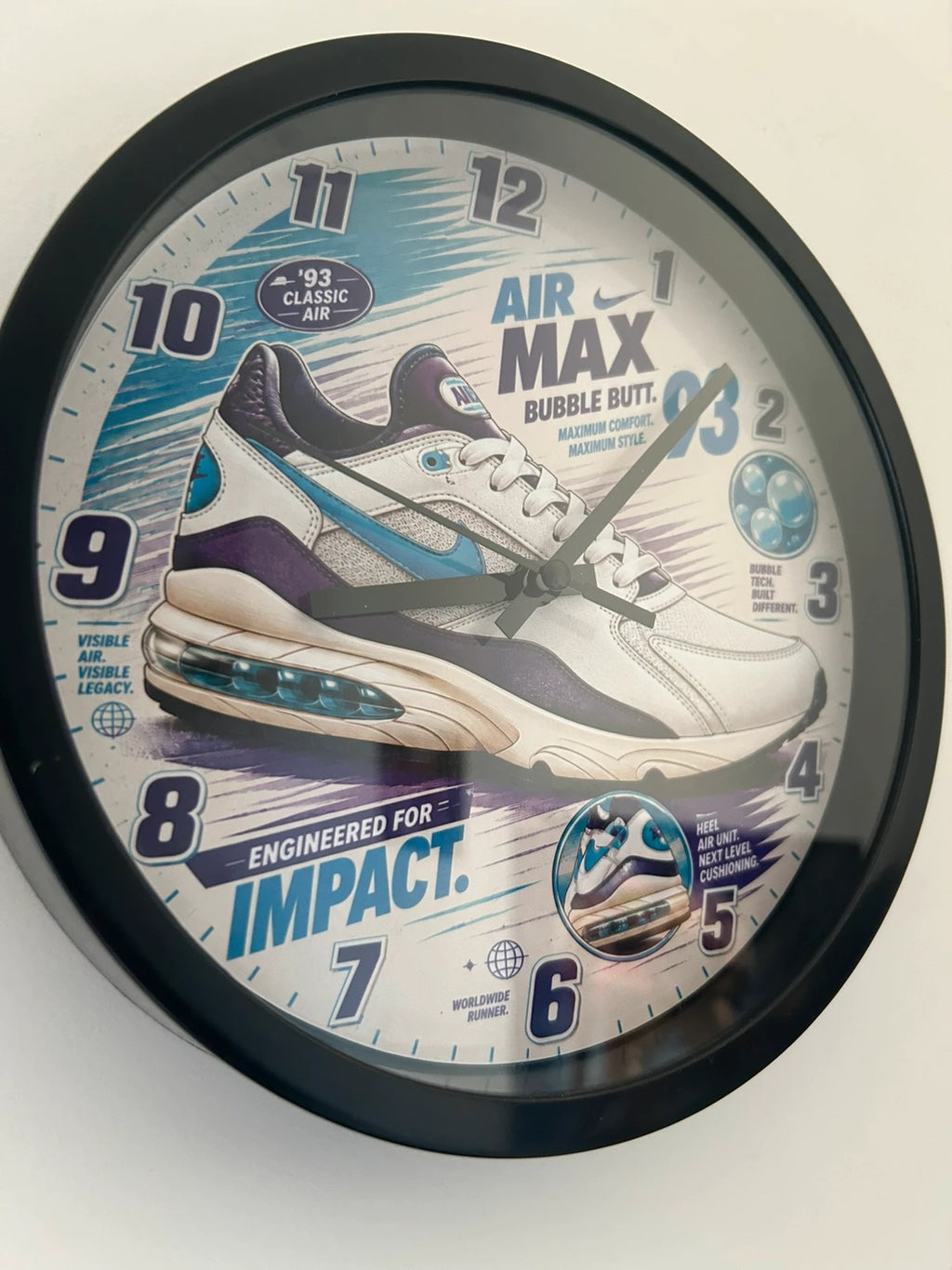 Horloge murale signature max air 93'