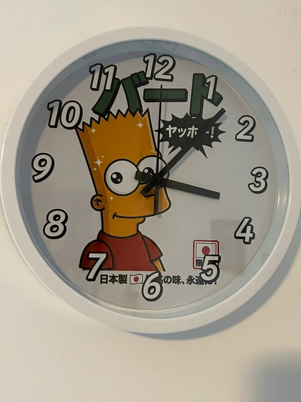 Horloge murale ronde signature Bart