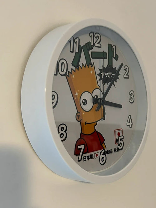 Horloge murale ronde signature Bart