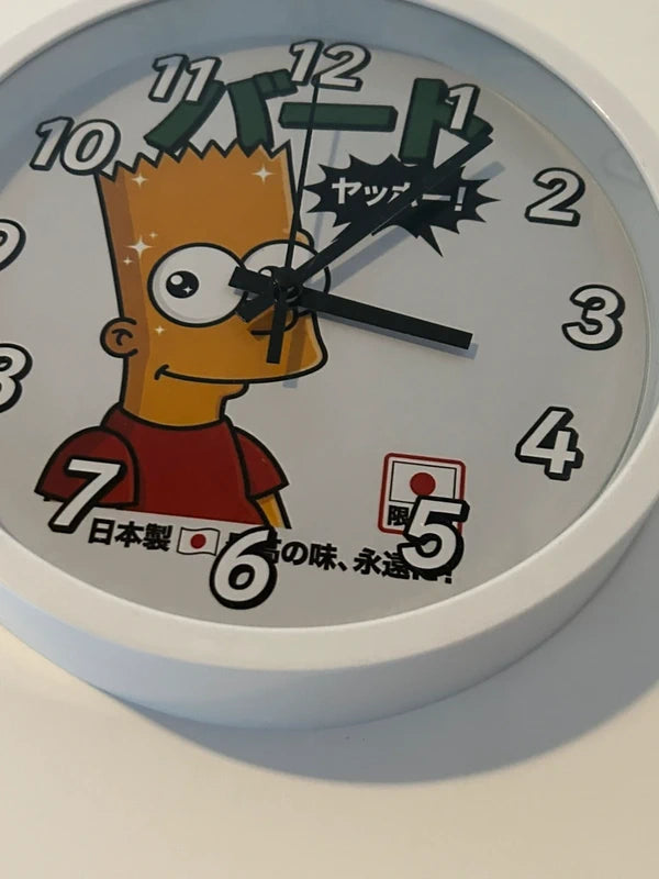 Horloge murale ronde signature Bart