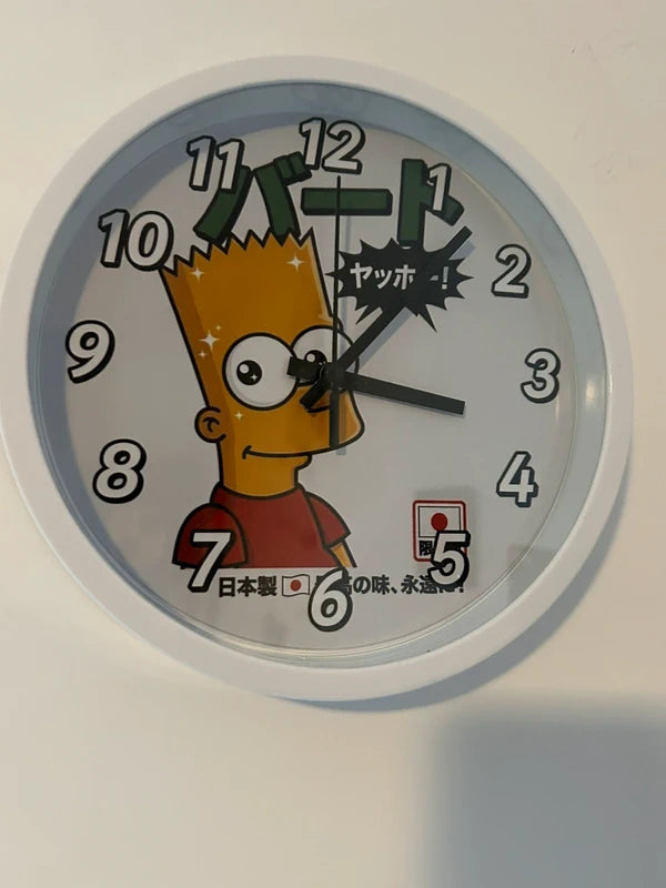 Horloge murale ronde signature Bart