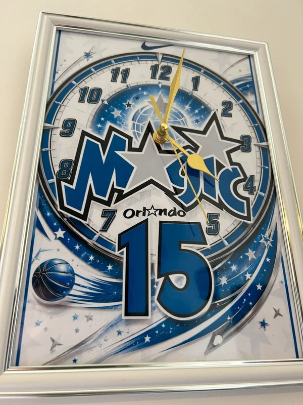 Horloge - Cadre A4 Orlando Magic