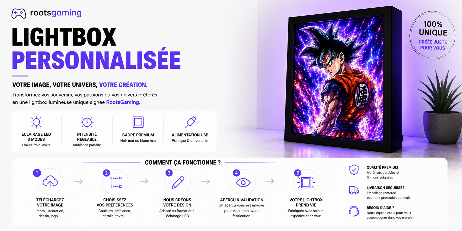 Lightbox Personnalisable