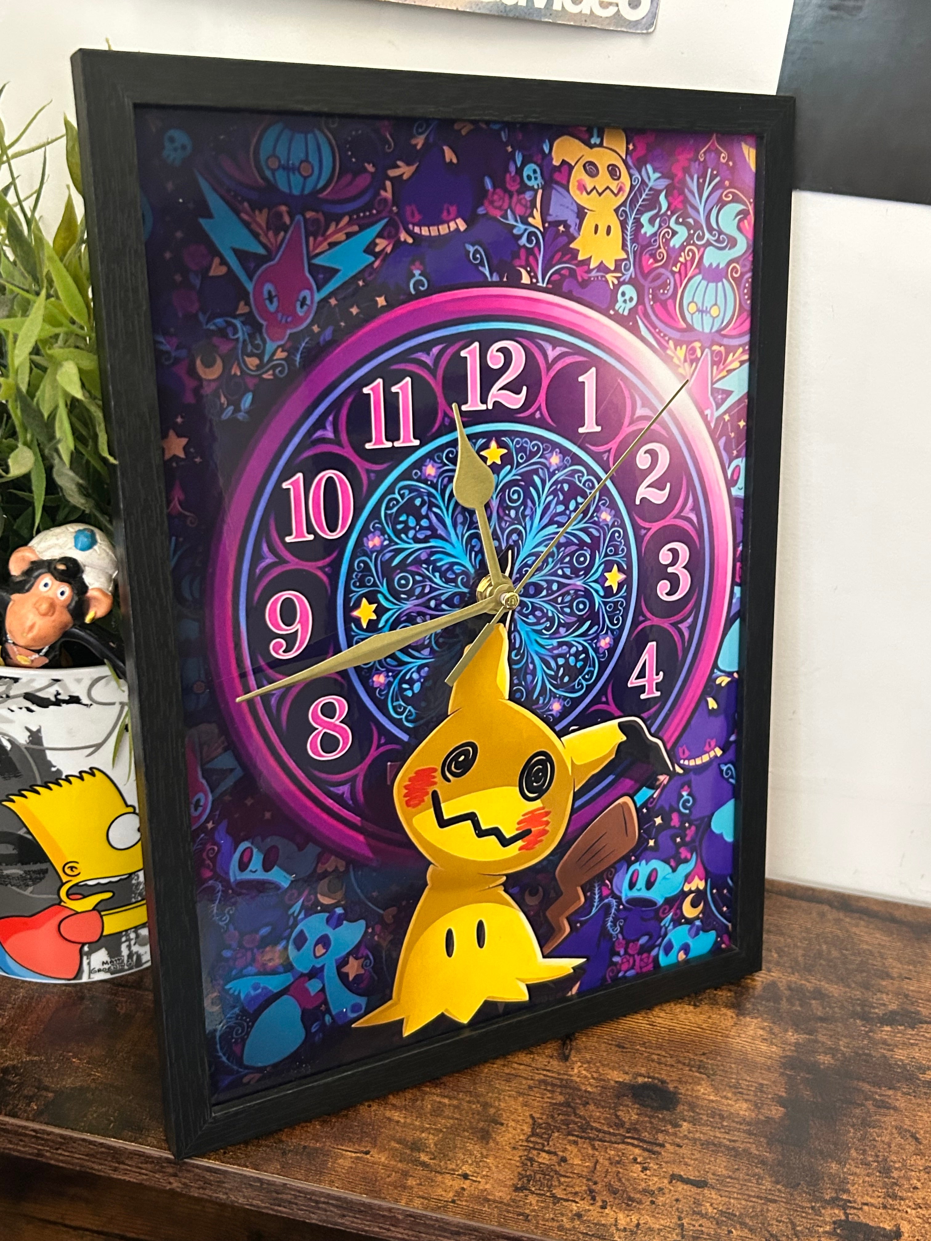 Horloge Mimikyu Citrouille Halloween Pokémon