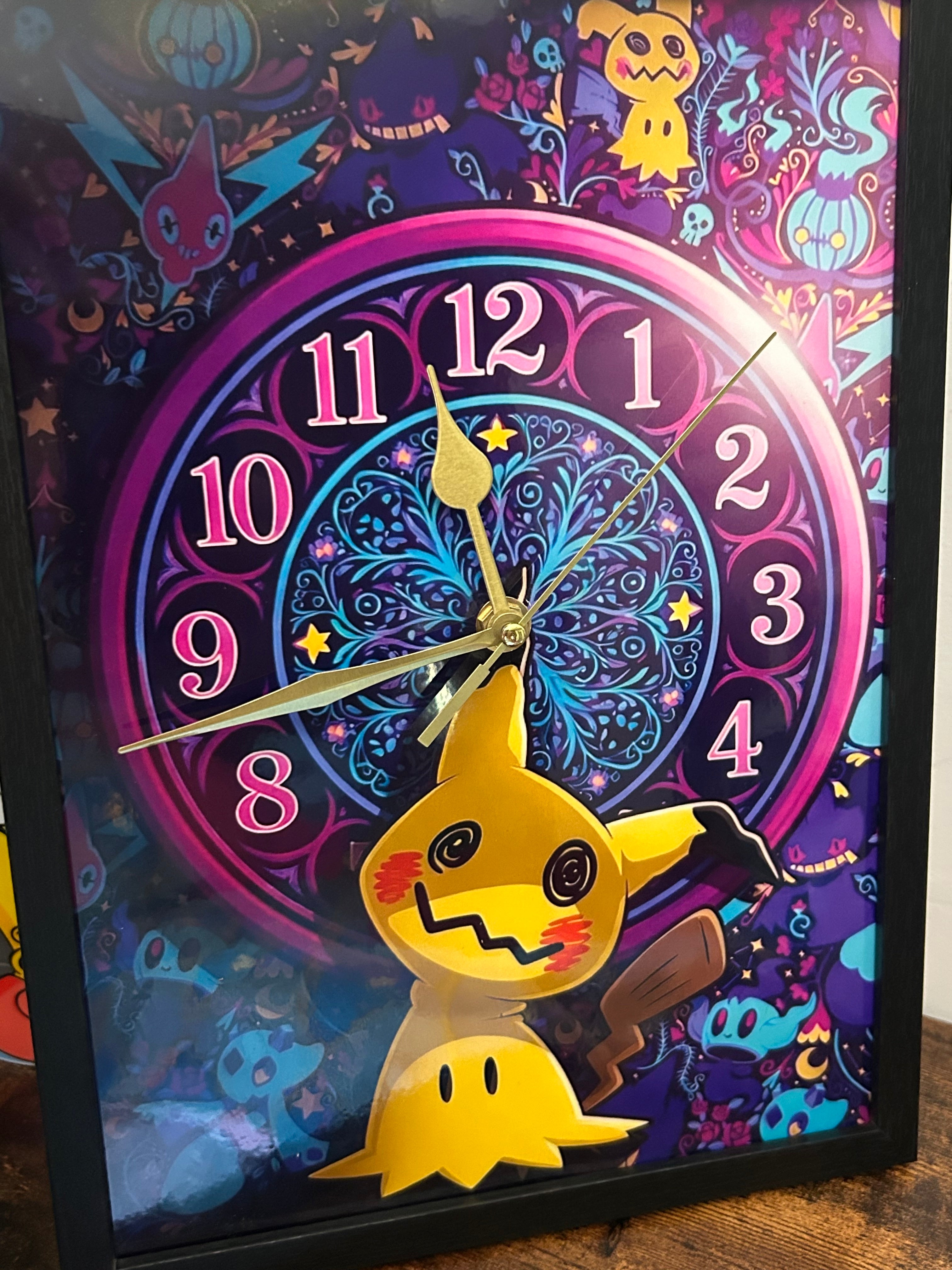 Horloge Mimikyu Citrouille Halloween Pokémon